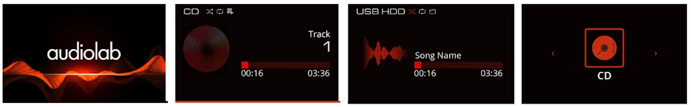 Audiolab 9000CDT displej