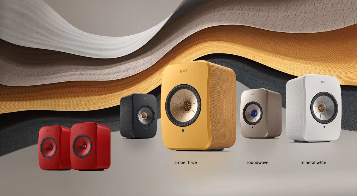 KEF LSX II v bárvach