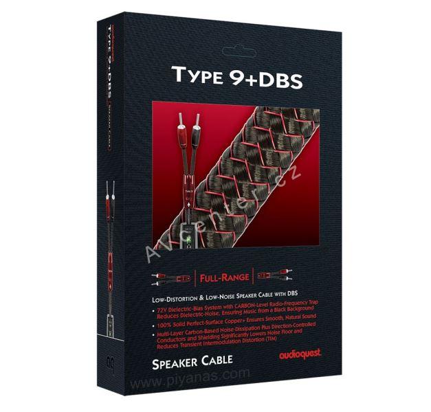 Audioquest Type 9+DBS FR - 2x3m
