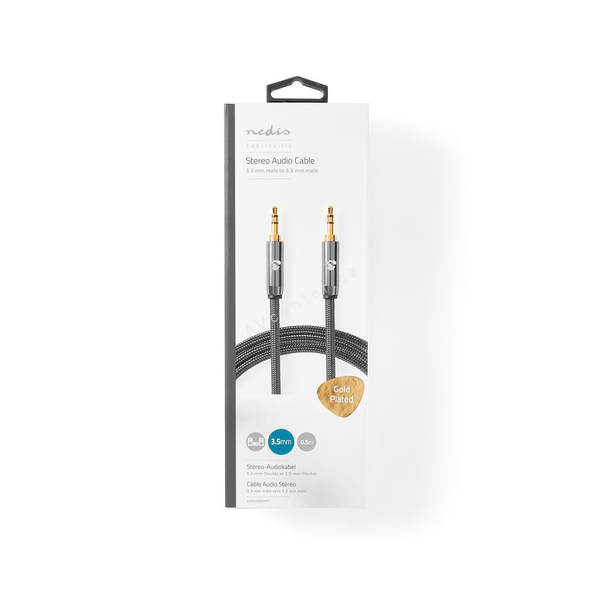 Stereo Audio Kabel Nedis | Jack-Jack | 1m