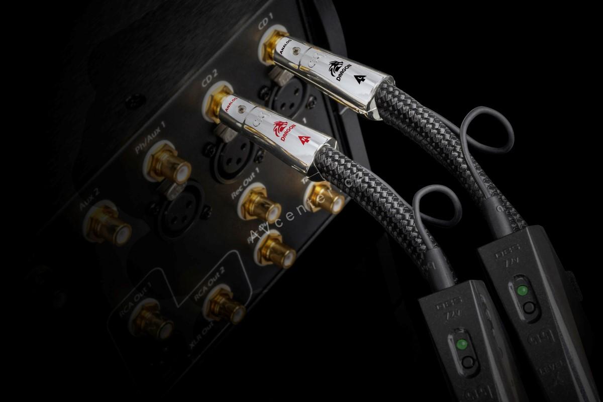 Stereo kabel AudioQuest Dragon RCA - 0,75m