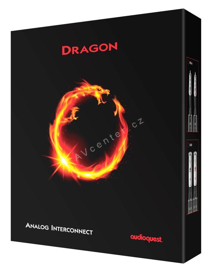 Stereo kabel AudioQuest Dragon RCA - 0,75m