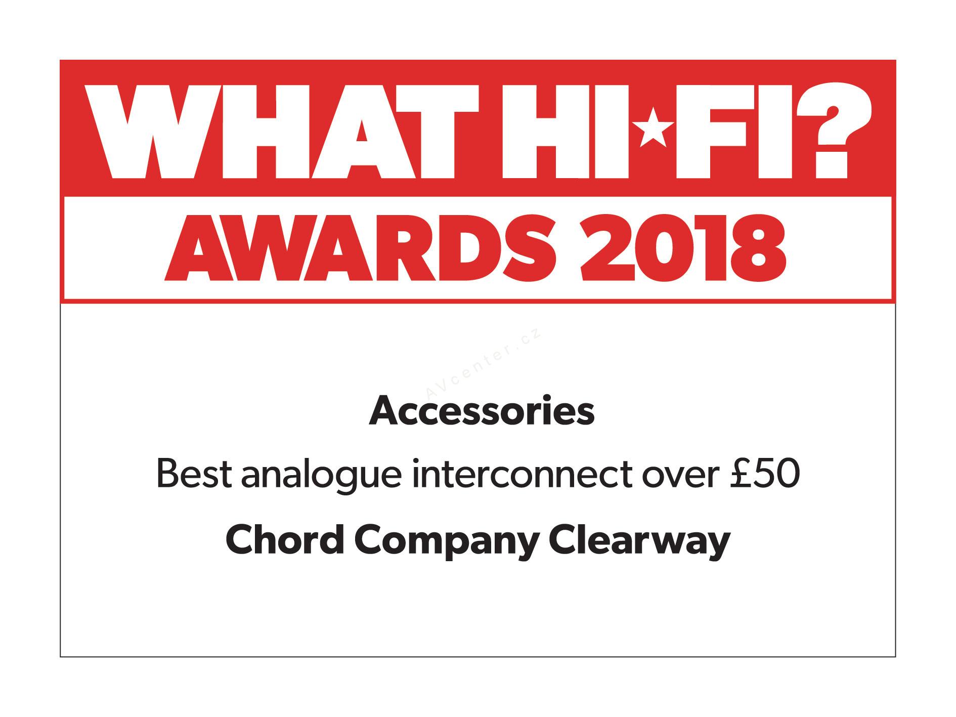 ClearwayX ARAY analogue RCA - 1,5m