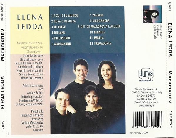 CD Elena Ledda "Maremannu" | ex-demo