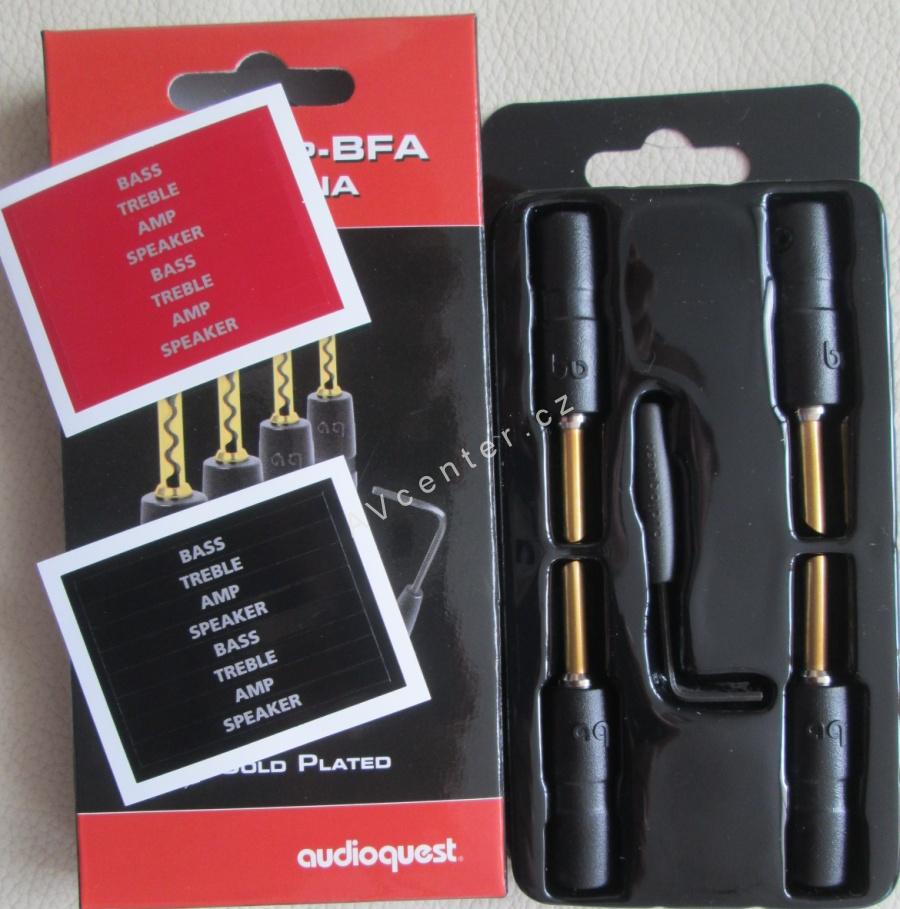 Banánek AudioQuest SureGrip 300 – BFA Gold, set 4 ks