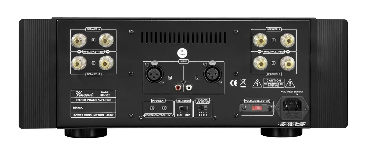Koncový stereo zesilovač Vincent SP-332
