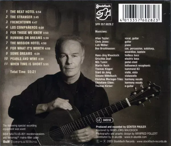 CD Allan Taylor "Hotels & Dreamers"