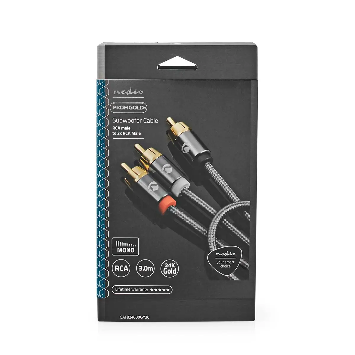 Subwooferový kabel Nedis | Y | 3m