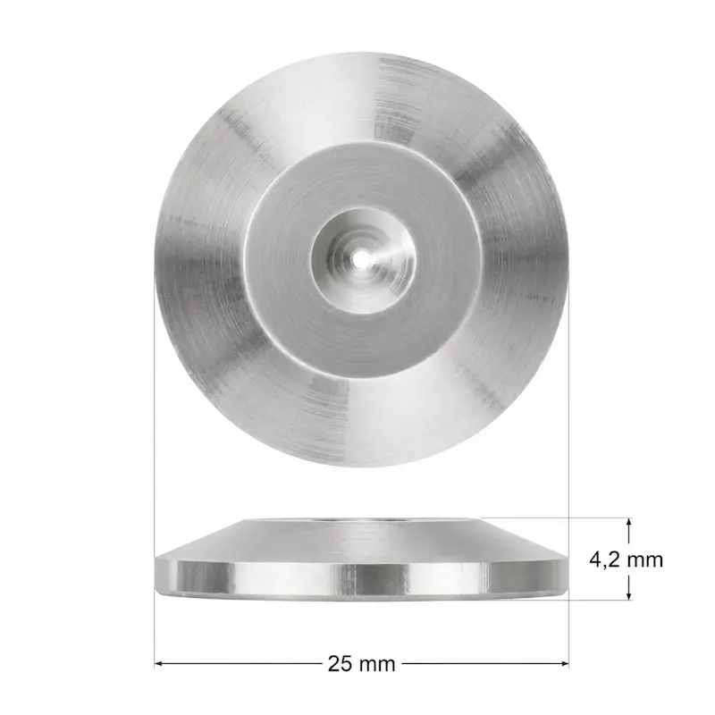 Podložky pod hroty Dynavox | set 4ks | silver