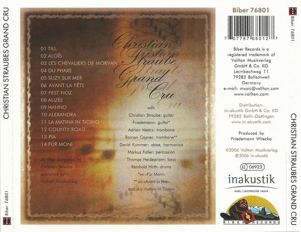 CD Christian Straube "Grand Cru"