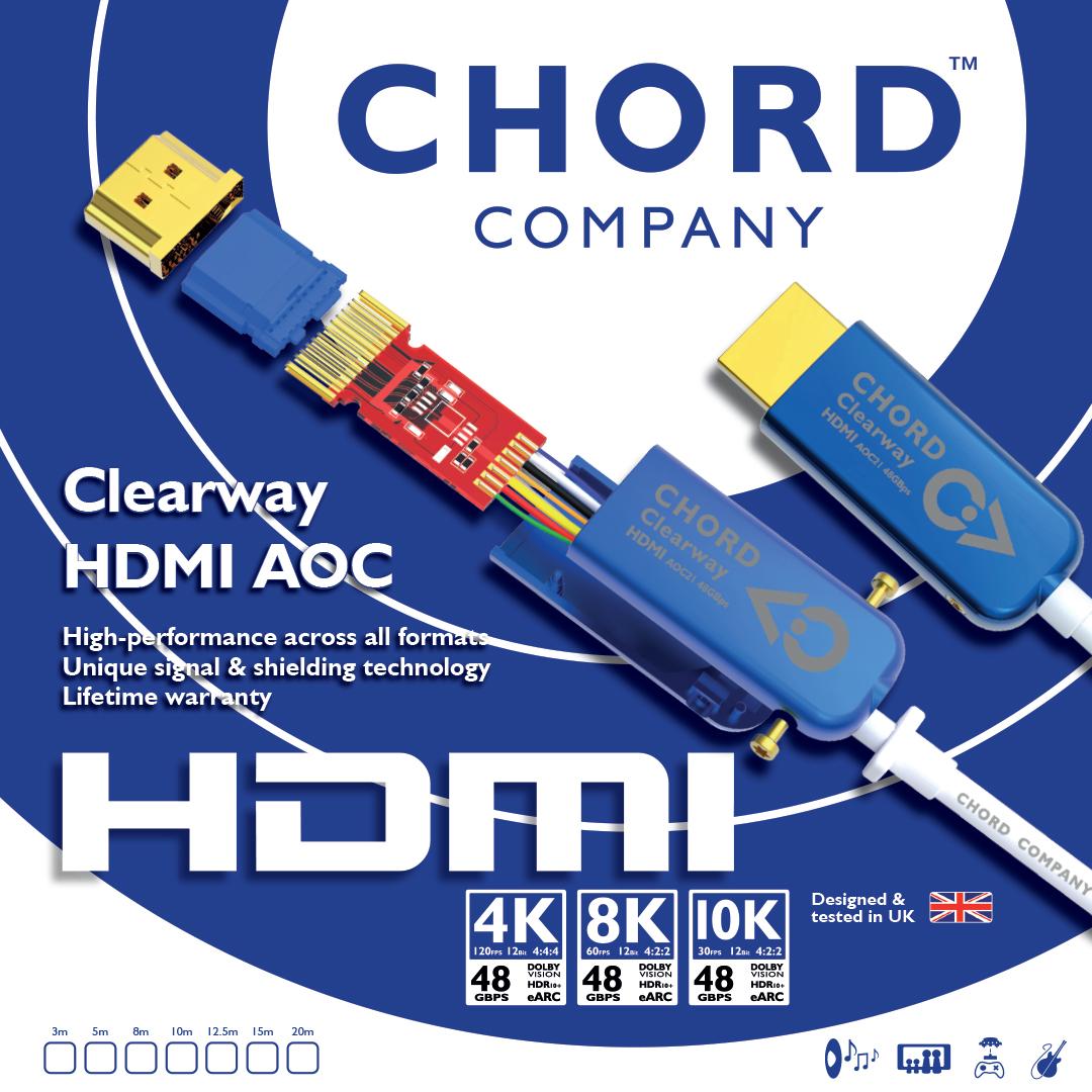 Chord Clearway HDMI AOC | 10m