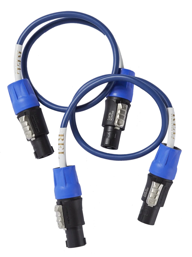 REL Bassline Blue Line Array Connectors | set 2ks | ex-demo