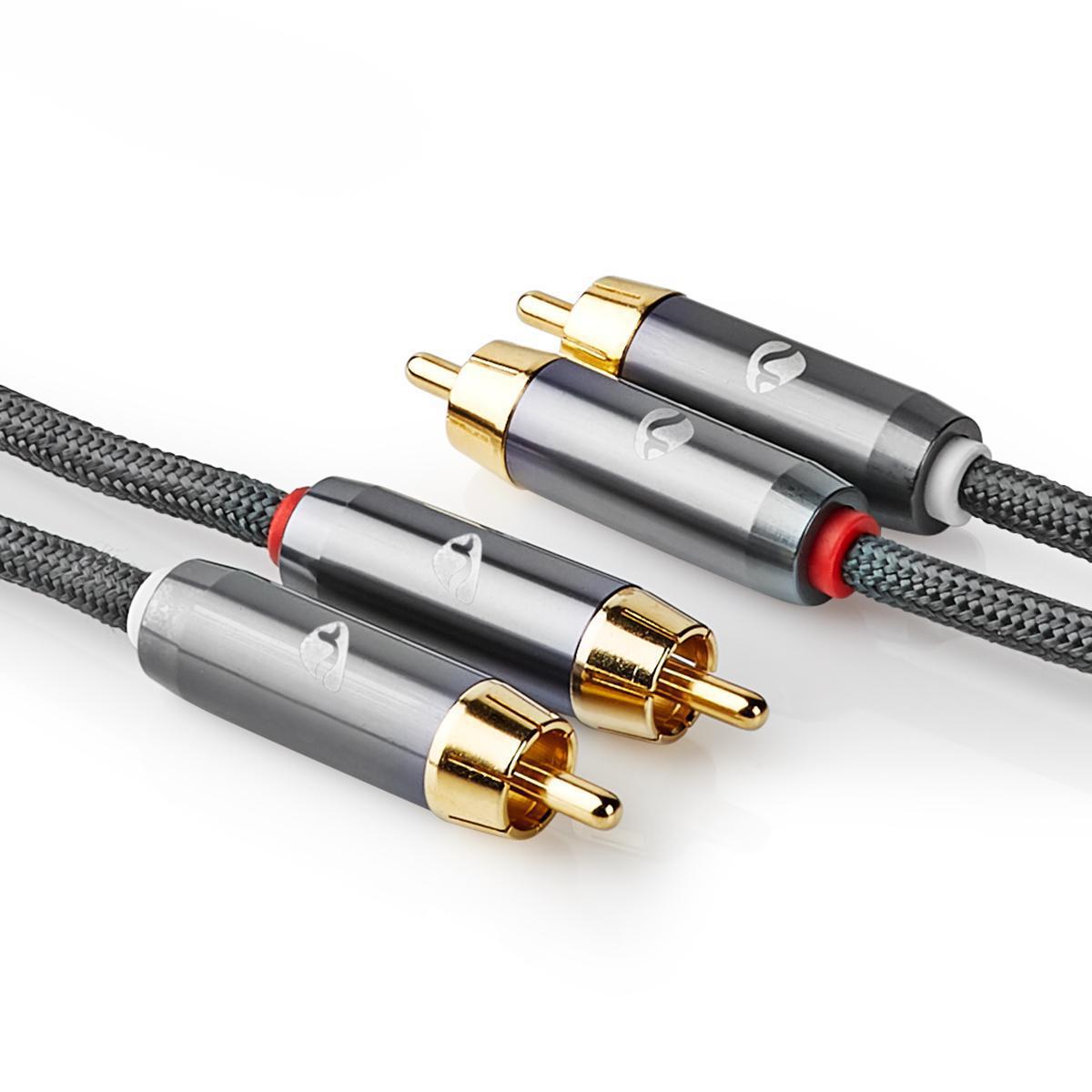 Stereo Audio Kabel Nedis | RCA | 2m