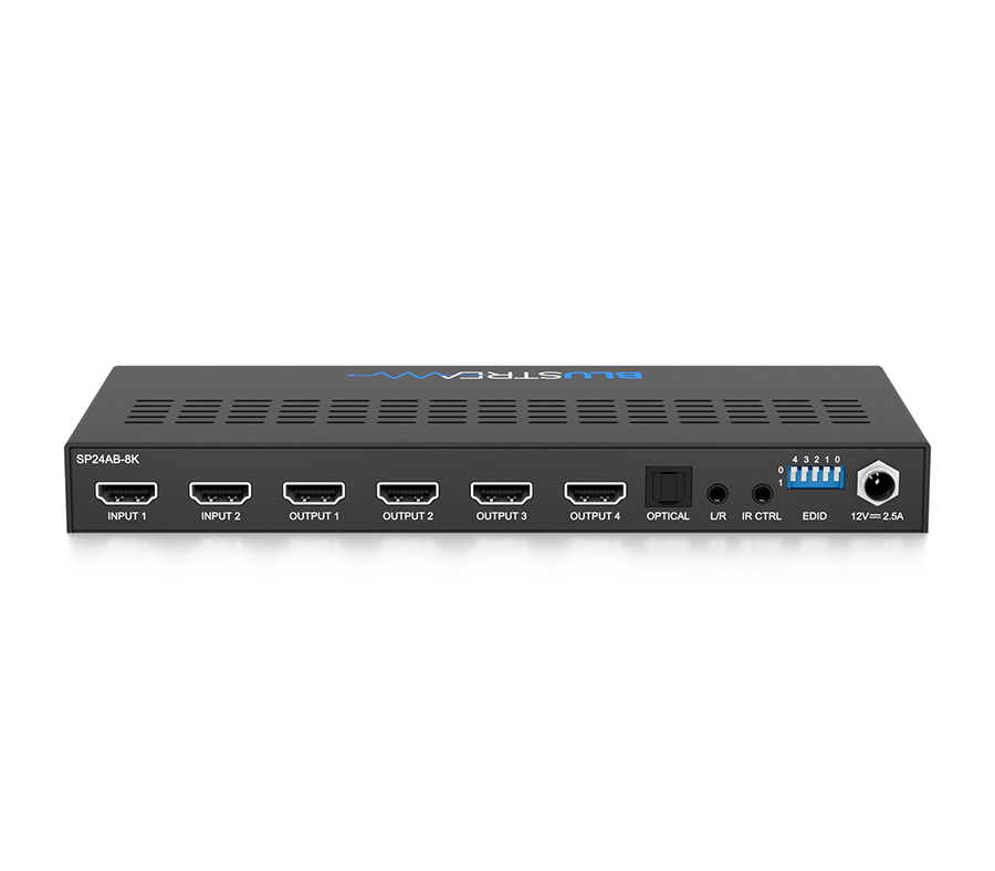 Blustream SP24AB-8K 2:4 8K HDMI rozbočovač