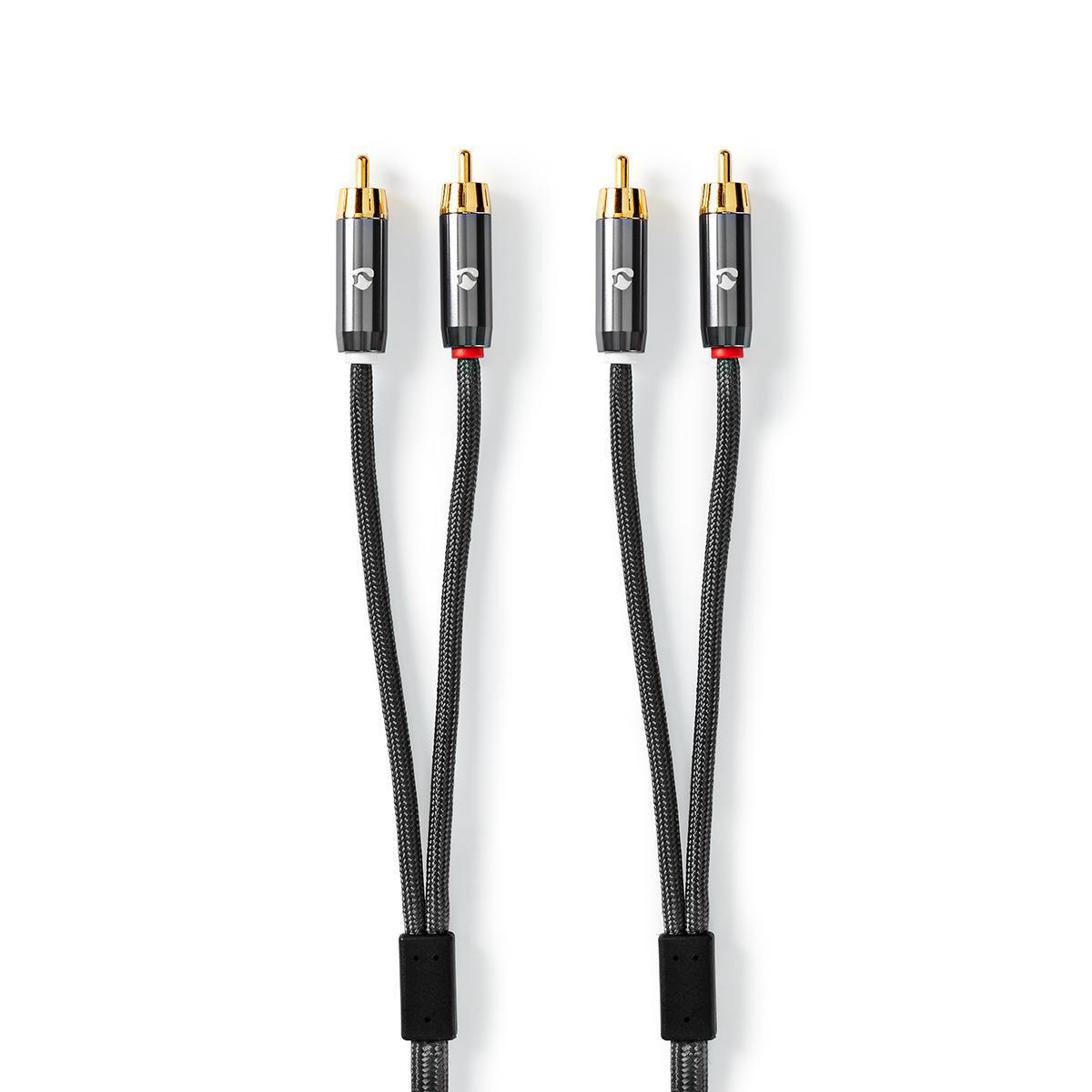 Stereo Audio Kabel Nedis | RCA | 2m