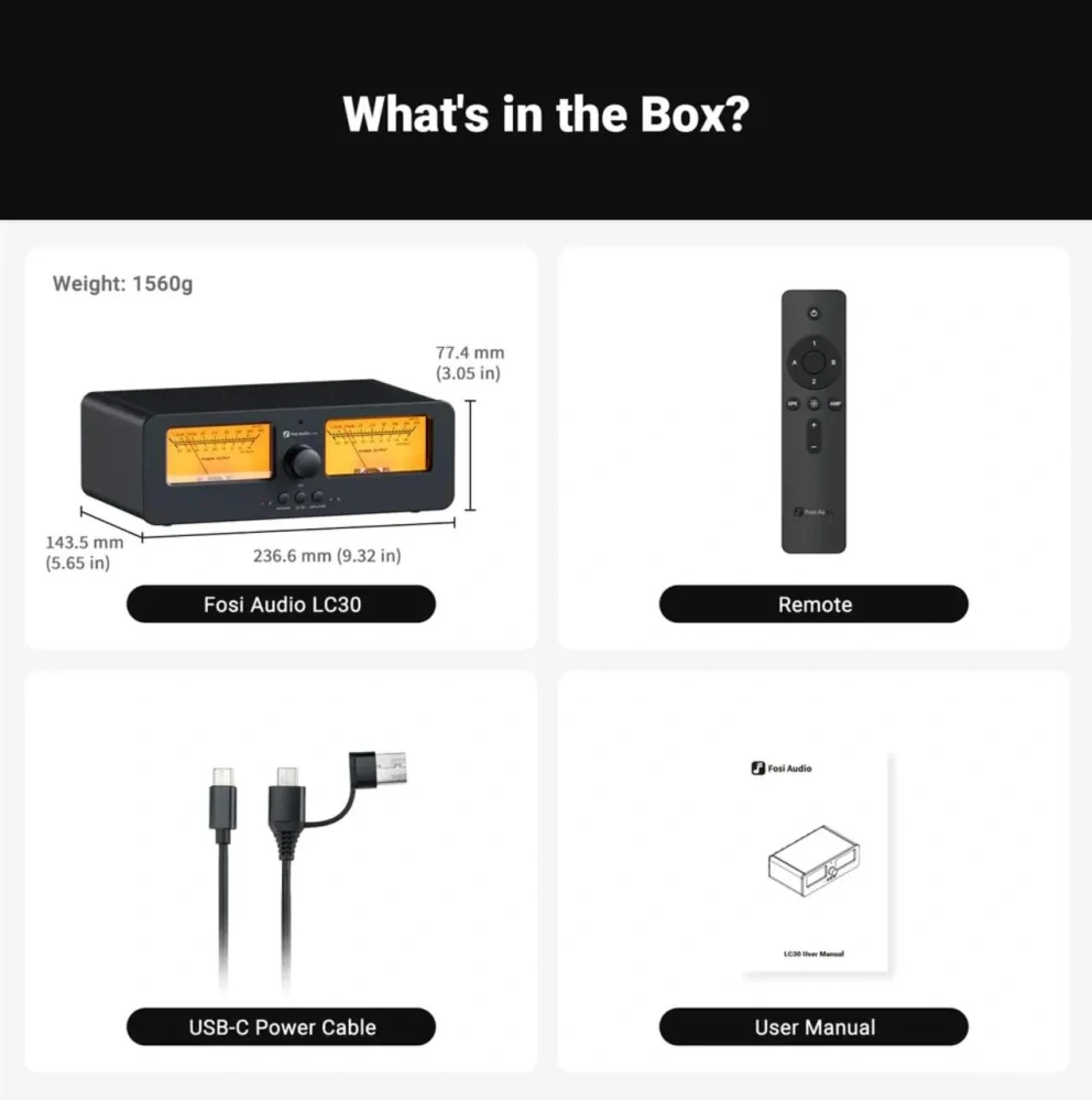 Fosi Audio LC30  | orange