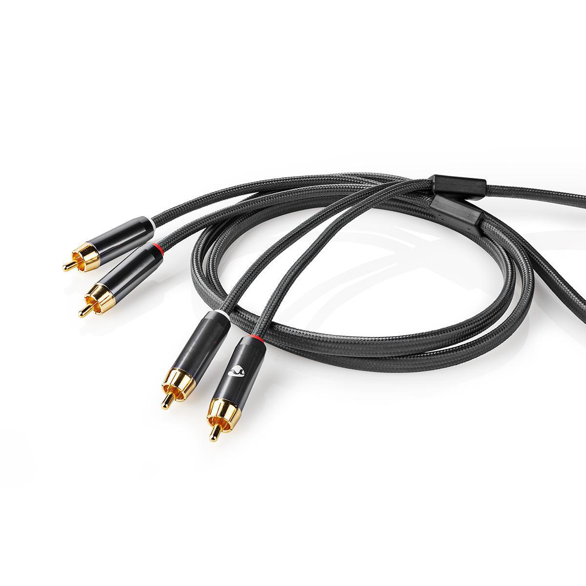 Stereo Audio Kabel Nedis | RCA | 2m