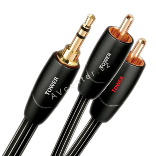 Stereo kabel Jack-2xCinch AudioQuest Tower - 2m