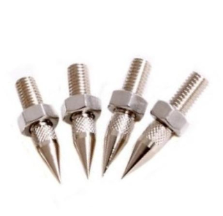 Hroty Custom Design, M8, niklované, set 4ks