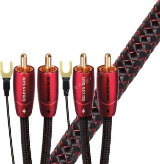 Kabel ke gramofonu Audioquest Golden Gate RCA - 1,5m